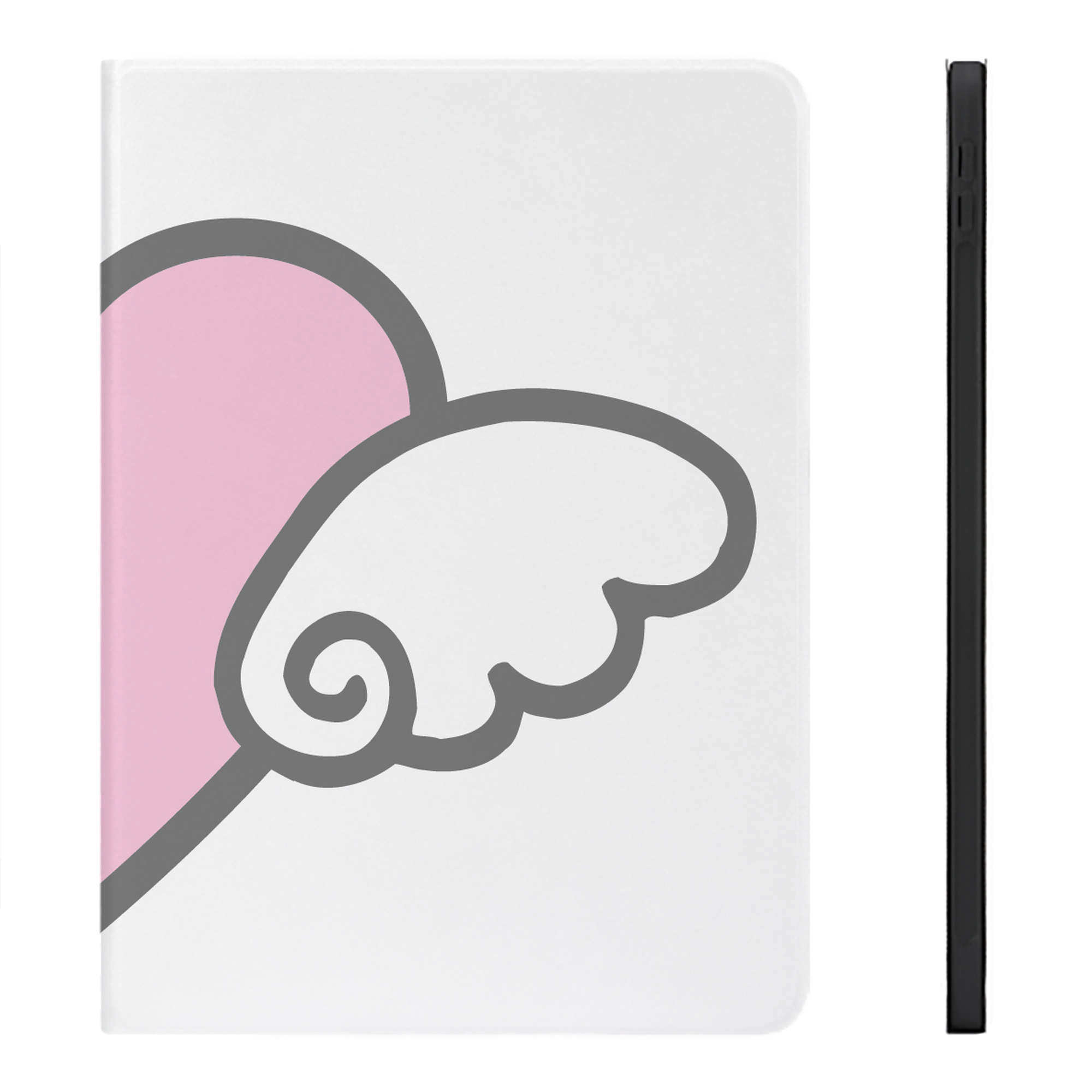 （画像用） Hello Kitty ハローキティ IPadケース ペンホルダー付き ブックスタイルデザイン